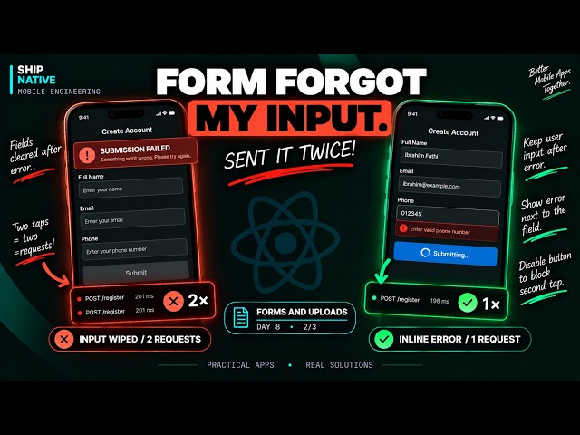 Why My Form Forgot the Input and Sent It Twice | React Native