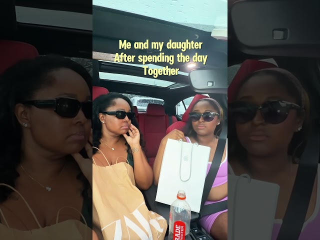 Me and my daughter after shopping