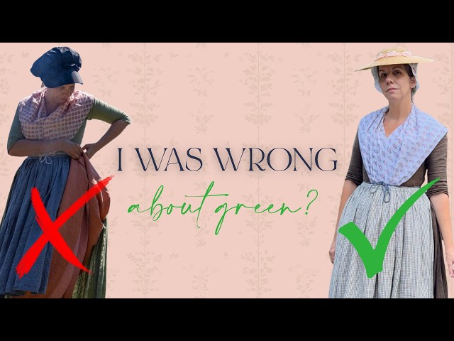I Was WRONG About 18th Century Linen Colors (maybe)