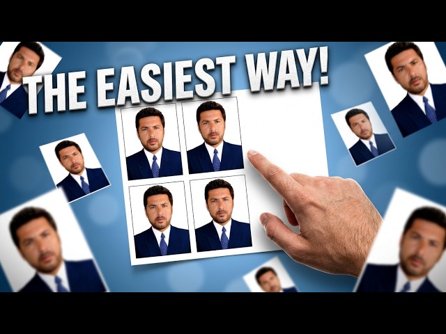 The 10-Second Trick for Perfect Passport Photos in Photoshop