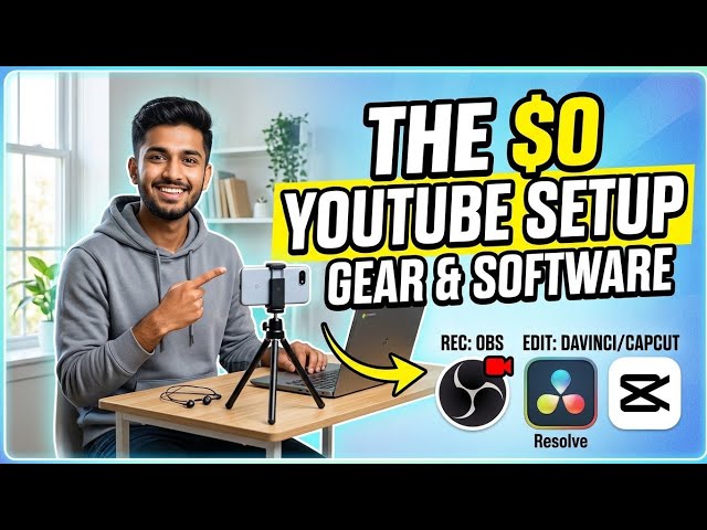 Tu equipo de YouTube por $0: El equipo y software que realmente necesitas