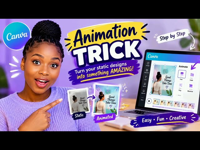 Canva animation tricks tutorial