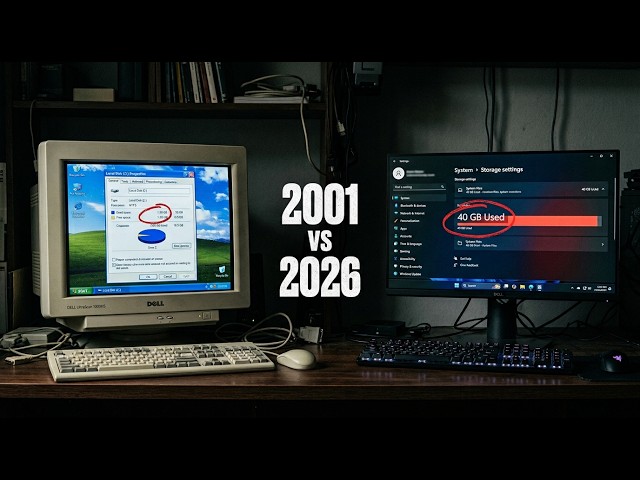 Why Operating Systems Take Up 5x More Space Today