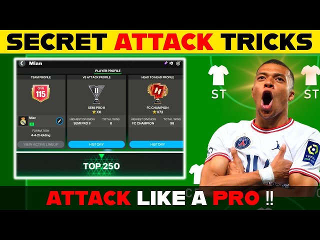 FC Mobile ATTACKING TIPS🔥🔥How to Attack Like a Pro in FC Mobile 🎯🎯