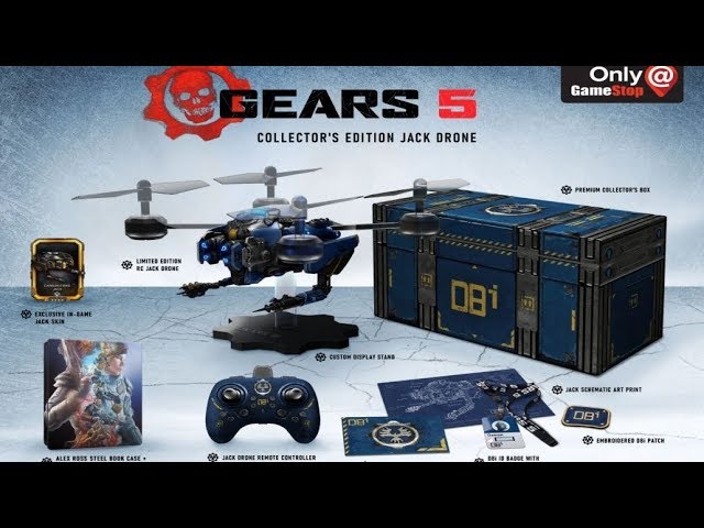 Gears 5 Ultimate Collectors Edition Jack Drone UNBOXING GIVEAWAY!!