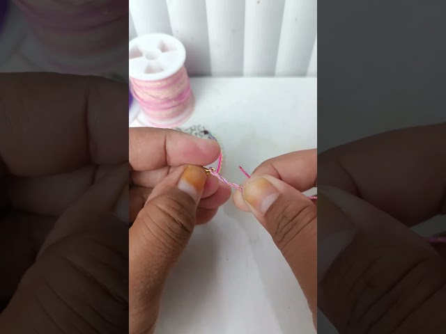 how to make it knot #macramebracelet #beadedbracelet