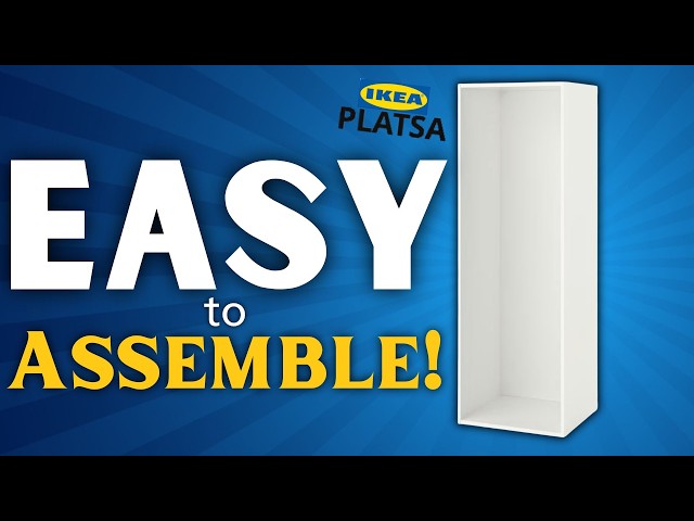 How to ASSEMBLE Ikea Platsa: Very Easy Step-by-Step Guide!