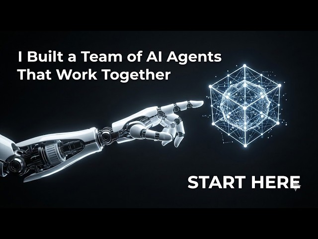 I Built a Team of AI Agents That Work Together (Multi-Agent System)