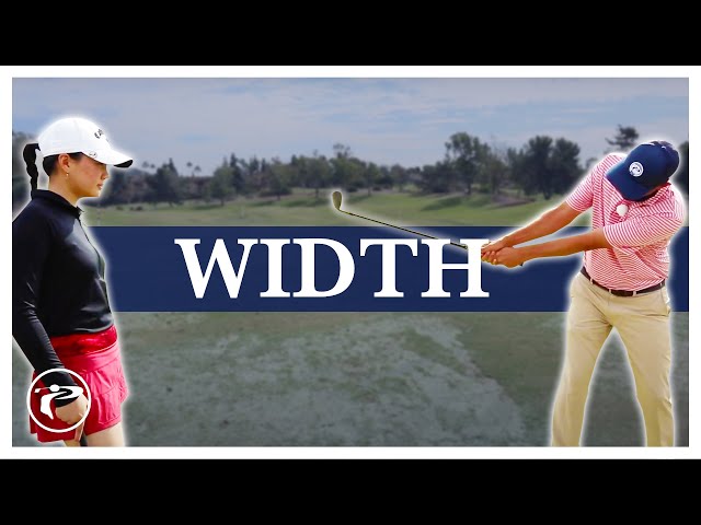 Adding Width In The Golf Swing - Distance Control With Wedges