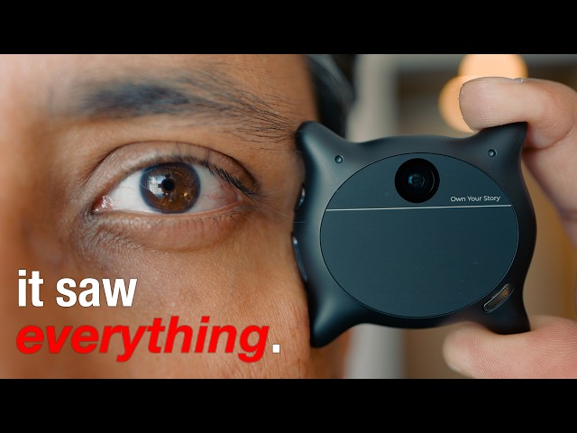 This camera watched my whole week and turned it into a comic.