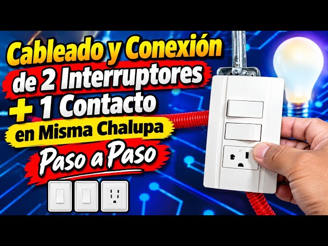 Wiring and Connecting 2 Switches + 1 Outlet in the Same Box | Step by Step