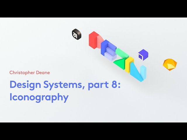 Design Systems, part 8: Iconography