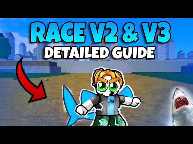 Shark Race V2/V3 Guide! 🦈🔥#roblox #bloxfruits #sharkrace