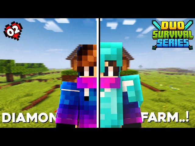I Made Unlimited Diamonds Farm 💎 In Minecraft SURVIVAL 🔥 | Minecraft PE SURVIVAL SERIES Ep 2 [HINDI]