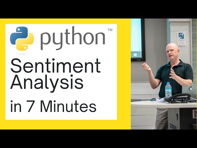 👉 Sentiment Analysis in Python for Beginners (in 7 minutes)