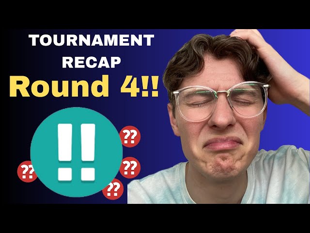 I BLUNDERED!! - Round 4 OTB Chess Tournament Recap!