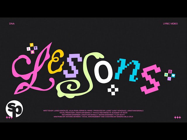 DNA - 'Lessons' Official Lyric Video