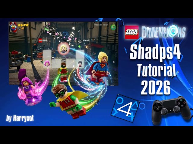 Lego Dimensions Shadps4 Tutorial (Updated)