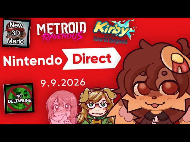 Toffee - Nintendo Direct 9.9.2026 Reaction (w/ Marpy & Reina!)