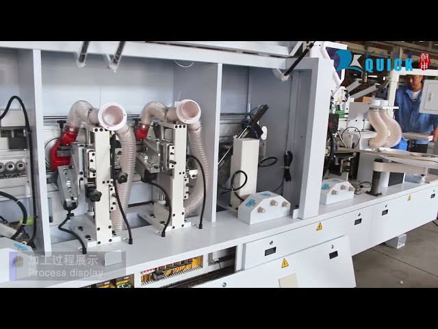 Edge banding synchronous magnetic levitation side drilling all-in-one machine KF-53KST