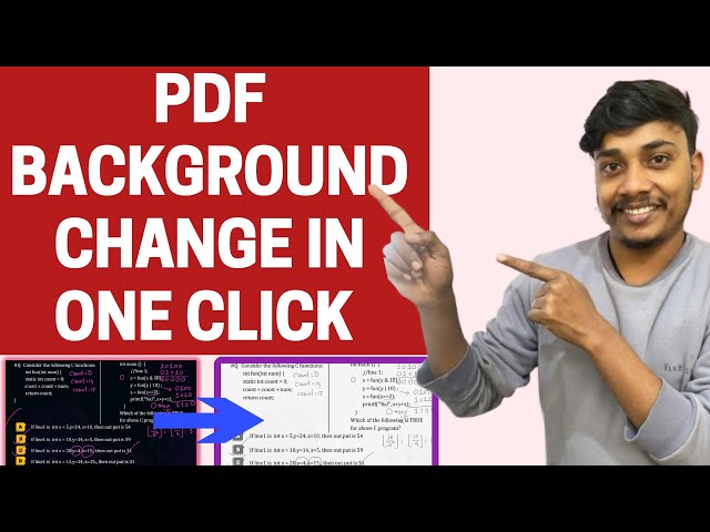 Pw Pdf Background Change || Easily Comvert Pdf Background Black To White In 2025