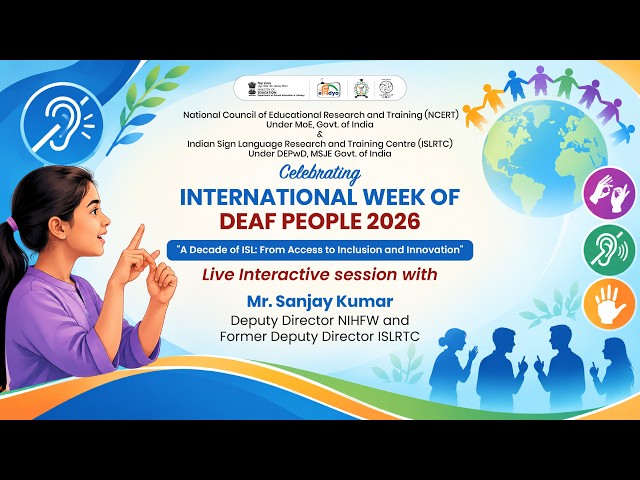 Celebrating INTERNATIONAL WEEK OF DEAF PEOPLE 2026