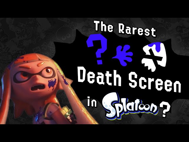 What is the Rarest Death Screen in Splatoon?