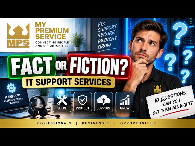 Fact or Fiction: IT Support Services 💻 | 10 Questions to Test Your Tech Knowledge | MPS
