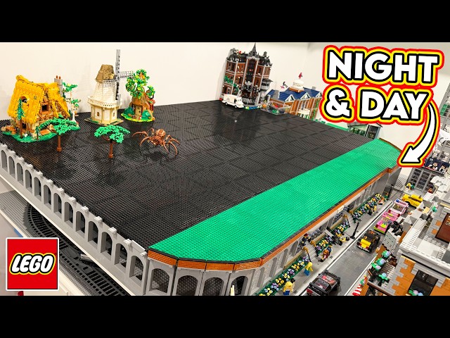 Night & Day! Finally Took Care of this LEGO CIty Project!
