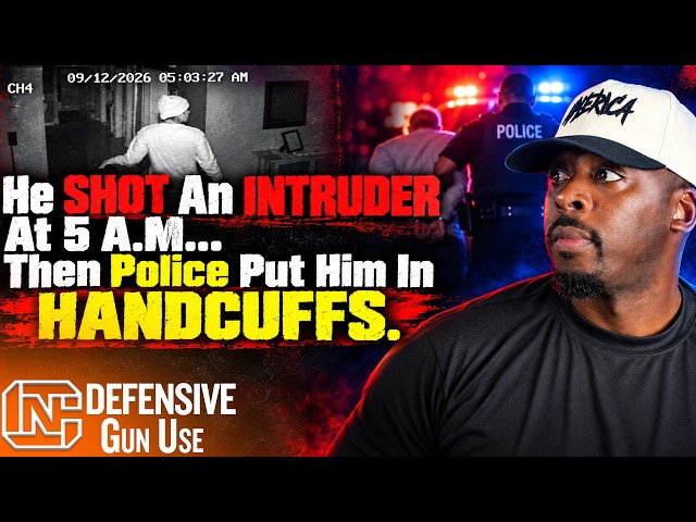 He Shot An Intruder At 5 A.M… Then Police Put Him In Handcuffs