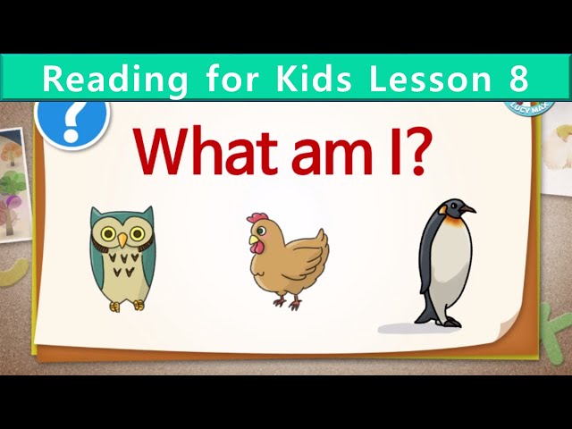 Reading for Kids | What Am I? | Unit 8 | Guess the Animal