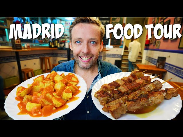 EPIC Madrid Food Tour (Best Tapas, Street Food, Pastries & More)