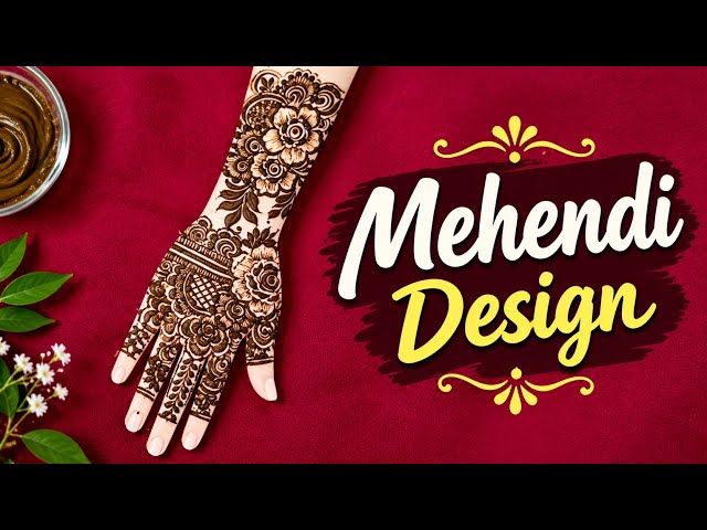Mehendi Design | Level 2 | Class | Beautiful Design 