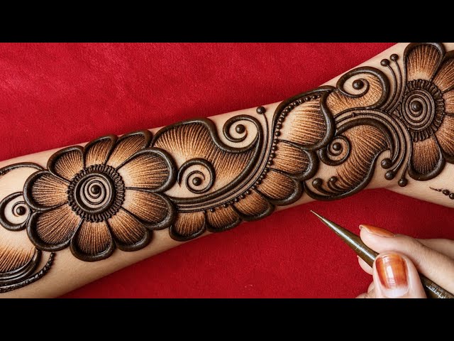 Very Very Easy Mehndi Design For Festival||Very Simple Mehandi Design For Teej festival||Mehndi 