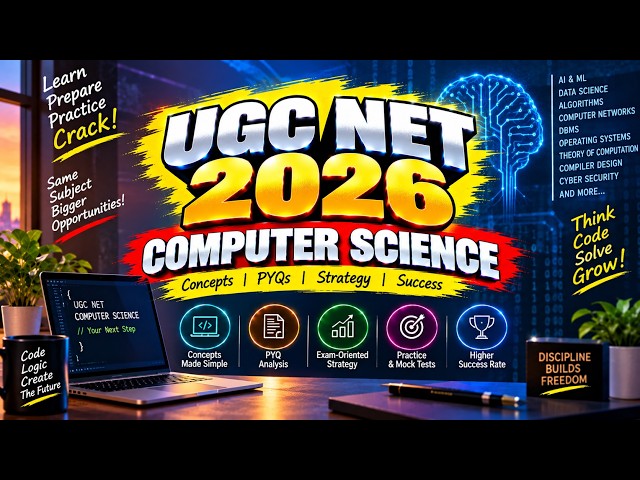 UGC NET Computer Science 2026 Paper Solved | Complete Solutions Concept Revision & JRF Prep