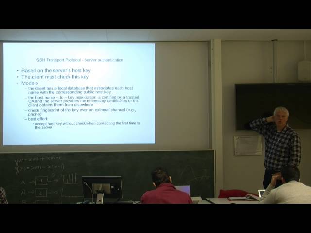 SSH (recorded lecture)