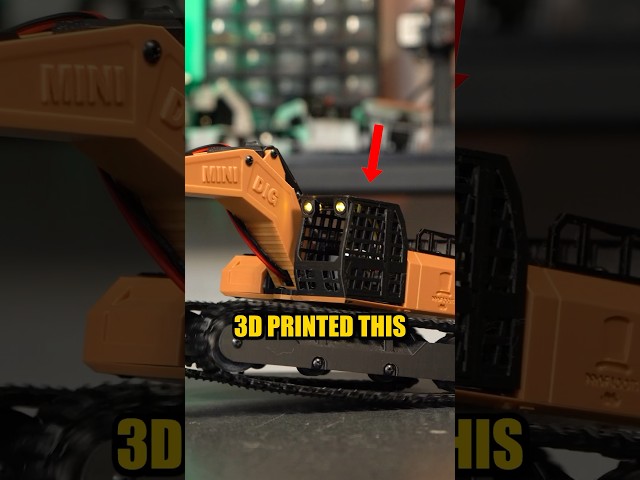 3D Printed RC Excavator pt3 #3dprinting
