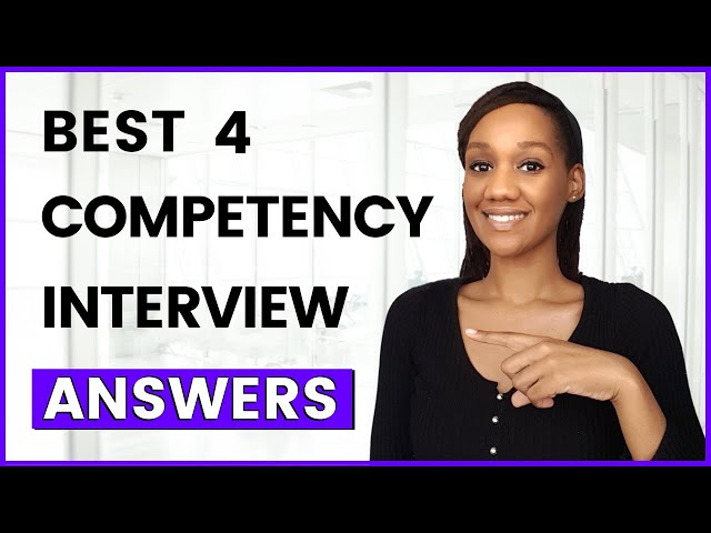 Top 4 COMPETENCY-BASED Interview Questions and Answers (STAR METHOD INCLUDED)
