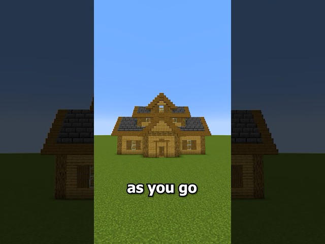 your house is too big... #minecraft