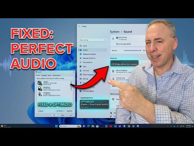 Gamers: IMPROVE Your Windows 11 SOUND Experience: Step by Step Tutorial #windows11