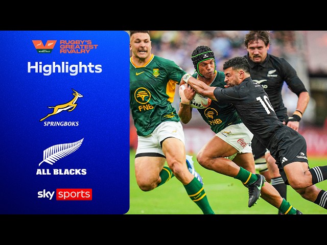 Final Test in series | South Africa vs New Zealand | Rugby's Greatest Rivalry Highlights