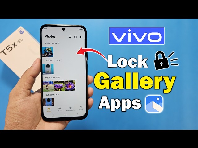 How to lock gallery in Vivo Phone