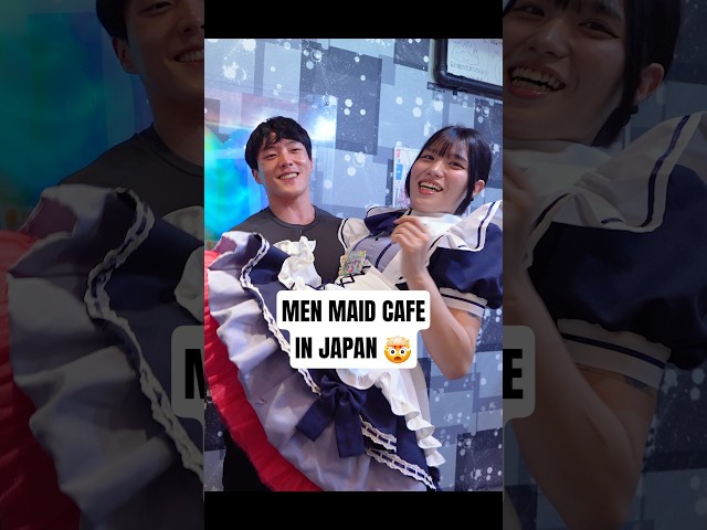 So I went to the MEN MAID bar in Japan...🤯#Japan #korea #Korean #kpop