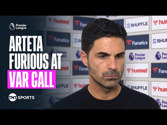 "It's not acceptable!" Mikel Arteta reacts to controversial penalty decision 😡