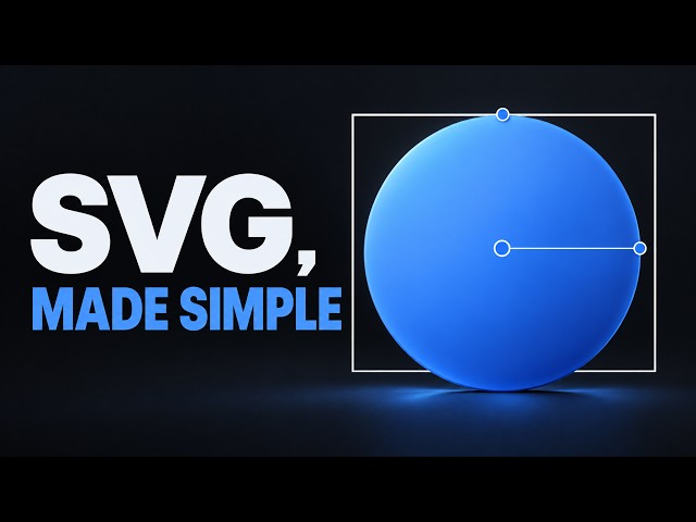 SVG Tutorial for Beginners: Shapes to Animation (No Libraries)