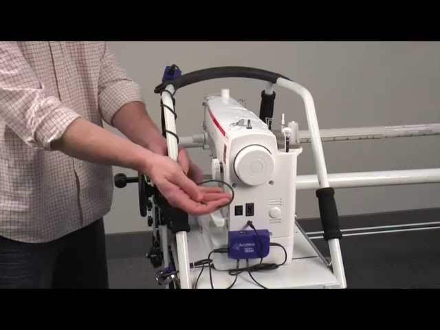SureStitch assembly for dual track frames