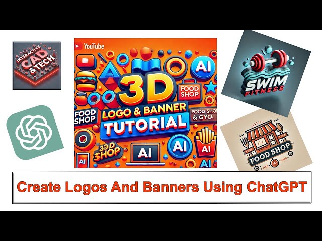 ChatGPT Tutorial: Create 3D Logos and Banners