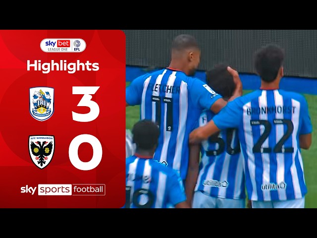 Terriers score three to win on opening day! 🔥 | Huddersfield 3-0 AFC Wimbledon | EFL Highlights