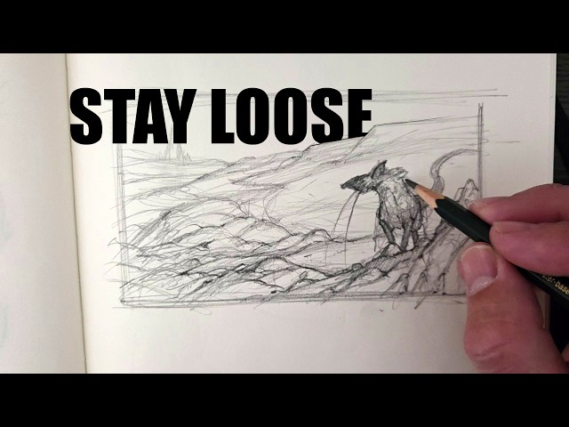 Drawing Tutorial Every Concept Artist Uses to Draw Loose and Confident