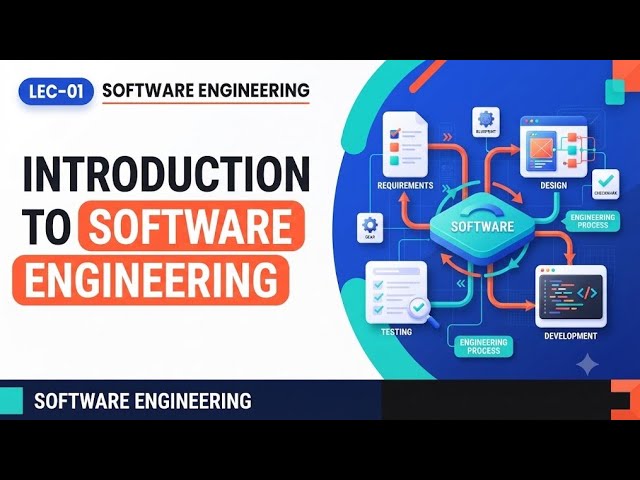 Lect 01-Introduction to Software Engineering | SDLC, Principles & Quality Attributes 